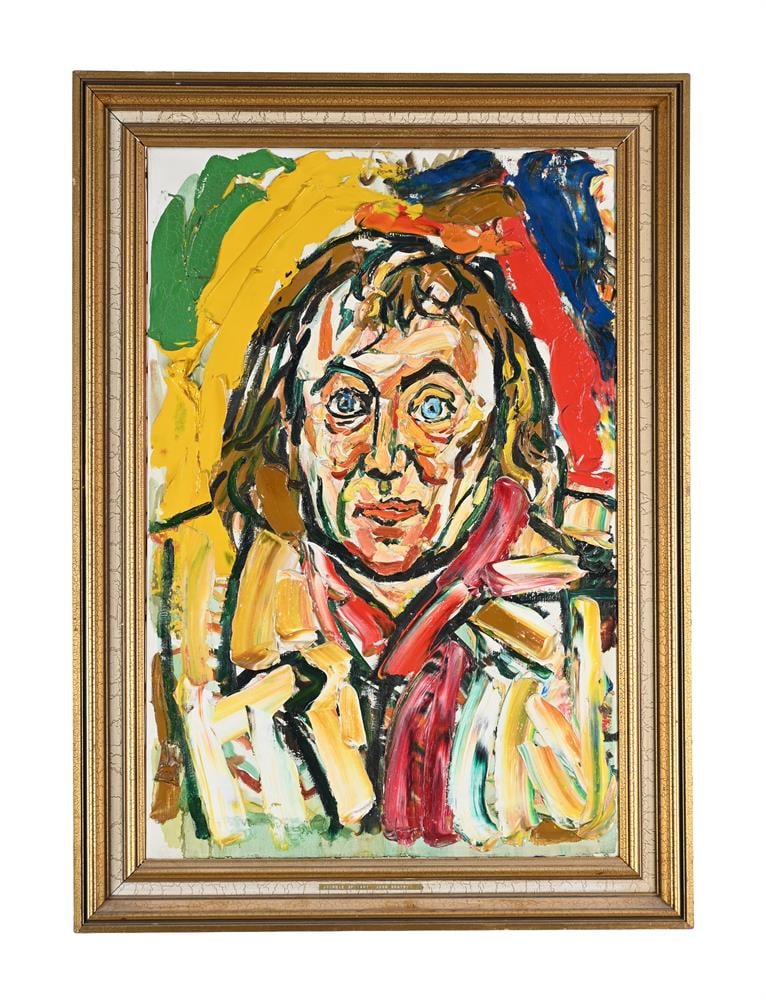 JOHN BRATBY (BRITISH 1928-1992), PORTRAIT OF JOHNNY SPEIGHT (1 of 3)