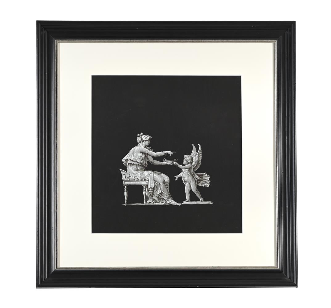 FOLLOWER OF MICHELANGELO MAESTRI, SEATED GODDESS WITH CUPID; WITH TWO OTHERS (3) - 3