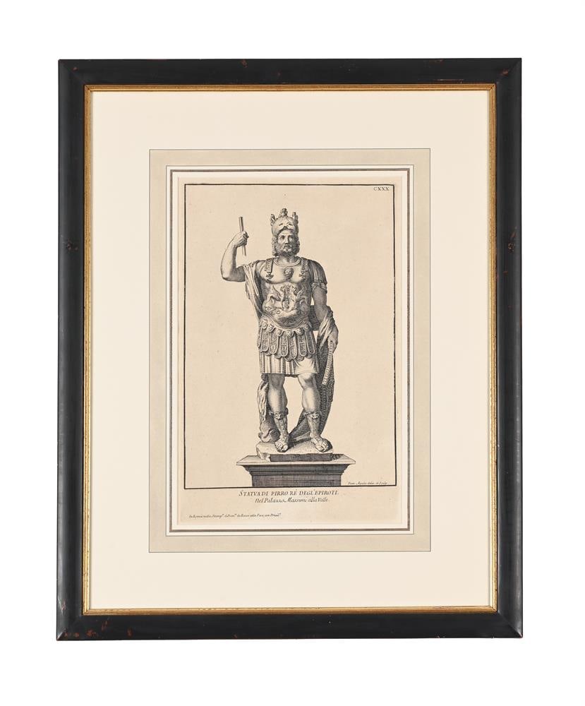 AFTER FRANCESCA AQUILA, A SET OF FOUR PRINTS OF CLASSICAL STATUES (4) - 4