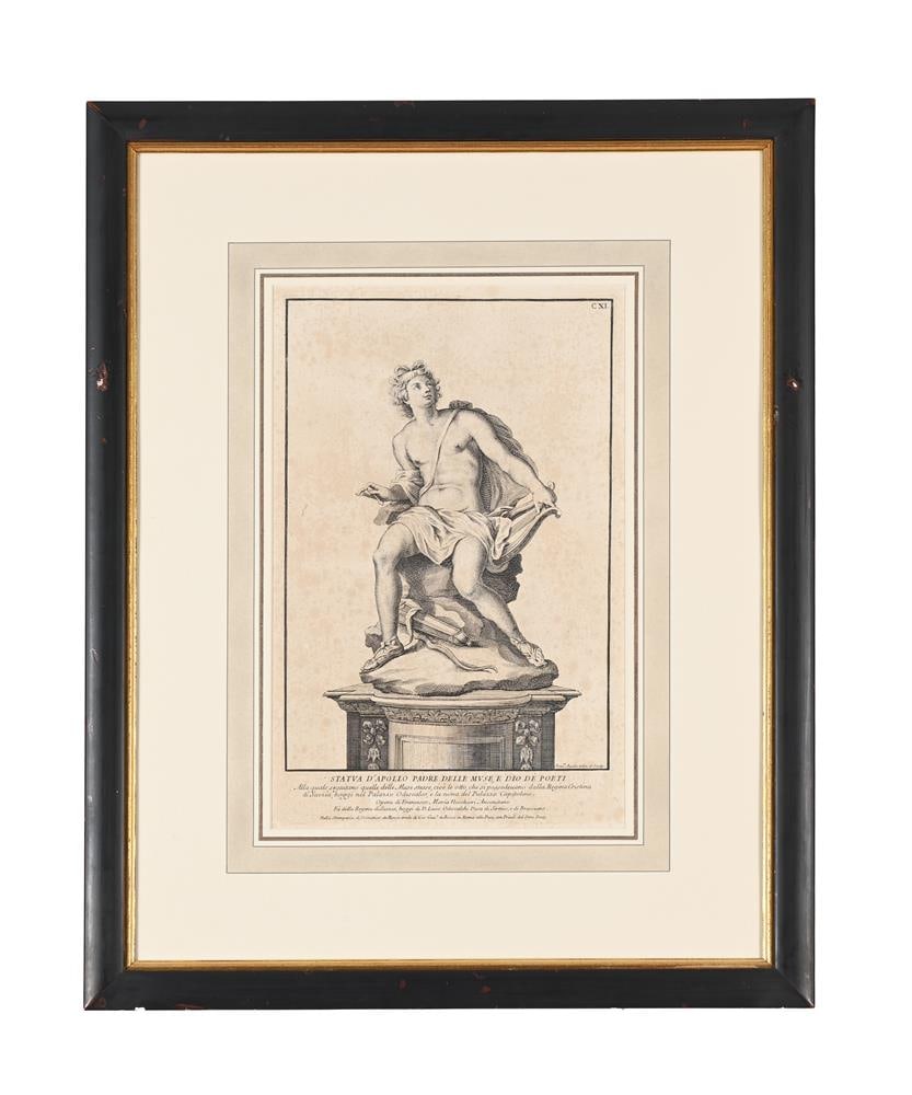 AFTER FRANCESCA AQUILA, A SET OF FOUR PRINTS OF CLASSICAL STATUES (4) - 5