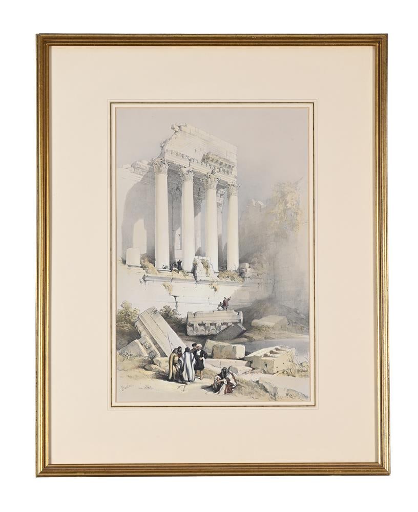 LOUIS HAGHE AFTER DAVID ROBERTS, A SERIES OF SIX HAND TINTED FULL PLATE LITHOGRAPHS - 13