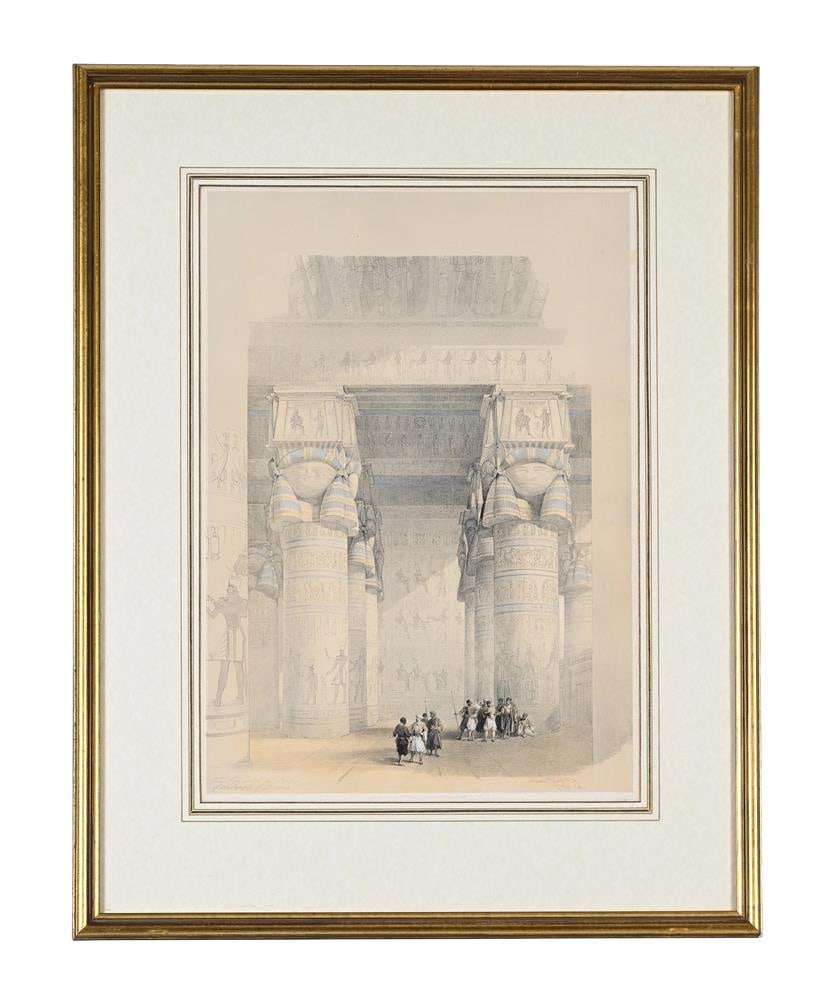 LOUIS HAGHE AFTER DAVID ROBERTS, A SERIES OF SIX HAND TINTED FULL PLATE LITHOGRAPHS - 9