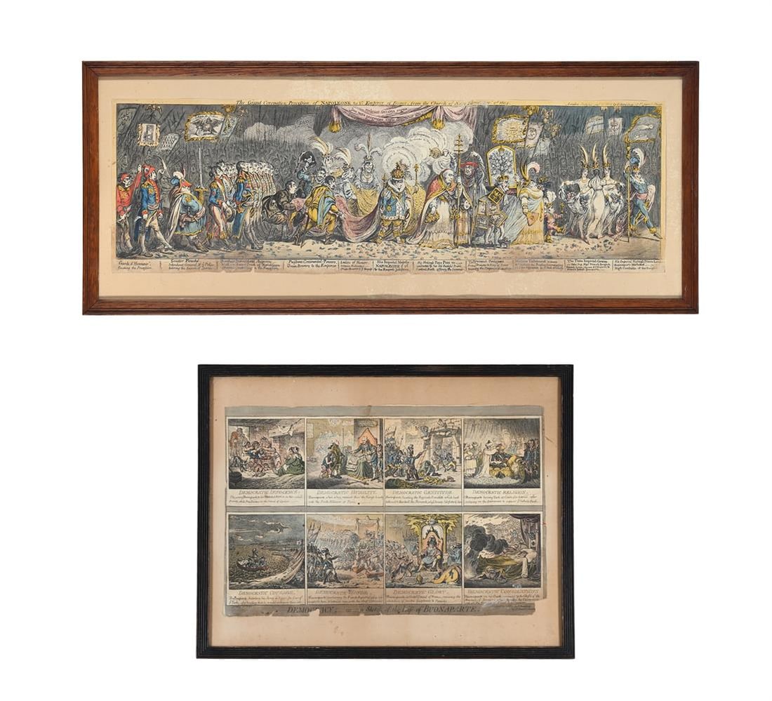 AFTER JAMES GILLRAY AND HANNAH HUMPHREYDEMOCRACY; THE GRAND CORONATION; WITH OTHERS (7) - 2
