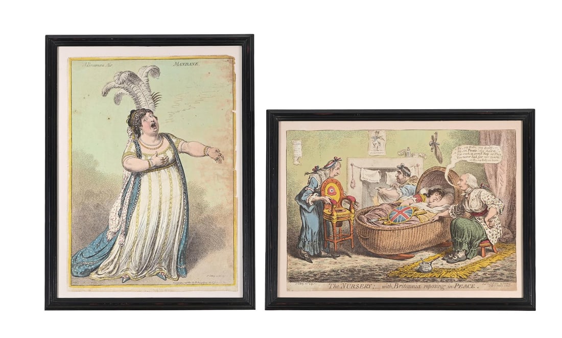 AFTER JAMES GILLRAY AND HANNAH HUMPHREYDEMOCRACY; THE GRAND CORONATION; WITH OTHERS (7) - 4