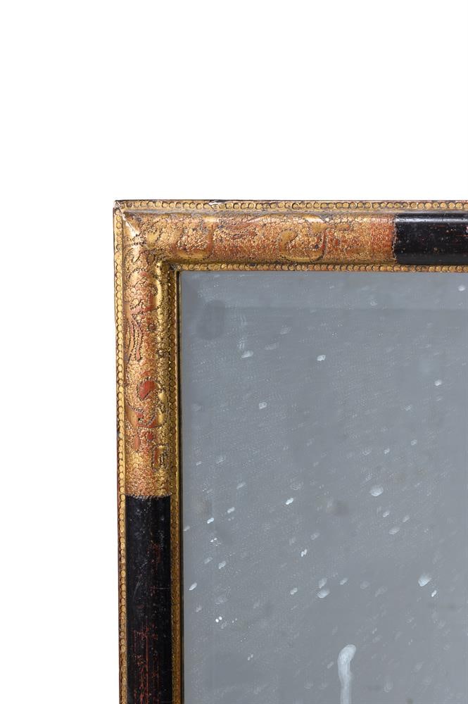 A PAIR OF EBONISED AND PARCEL GILT RECTANGULAR WALL MIRRORS, 20TH CENTURY - 4