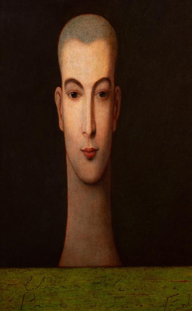 ITALIAN SCHOOL (20TH CENTURY), HEAD OF A YOUNG MAN - 2