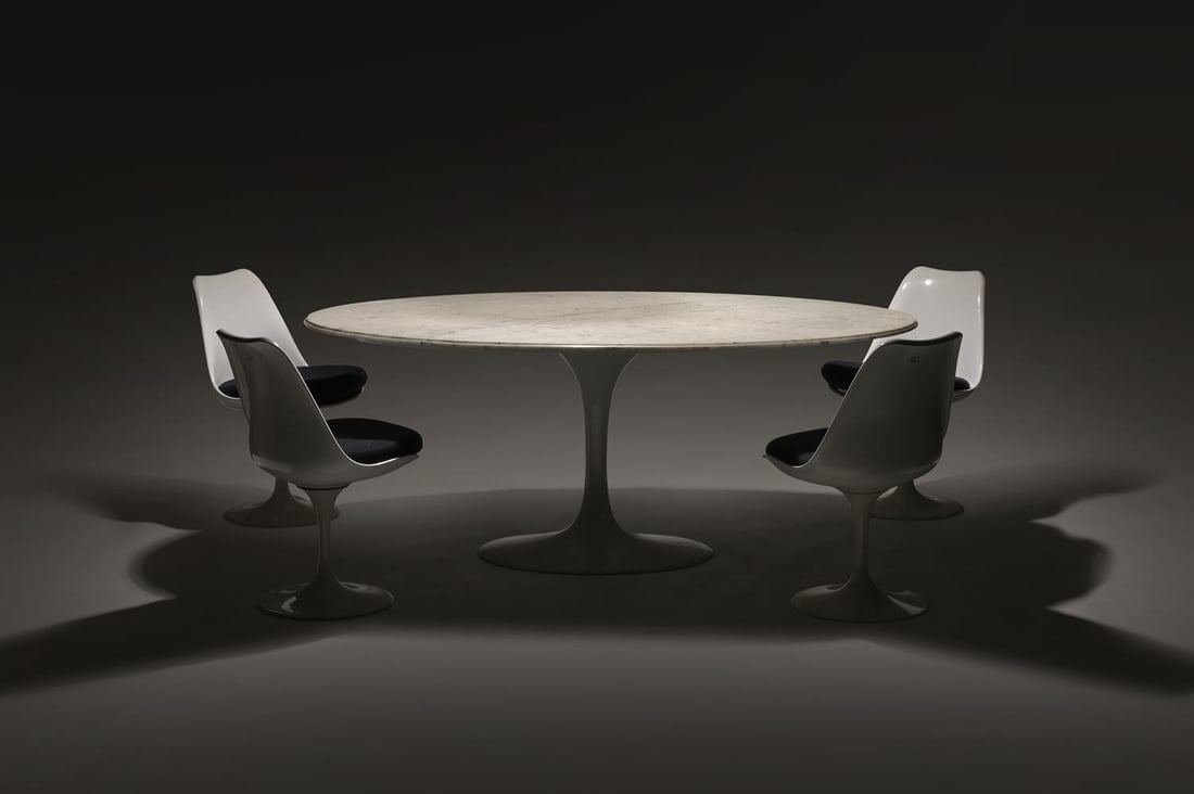 EERO SAARINEN (FINNISH, 1910-1961), 'TULIP' TABLE, DESIGNED 1956-7, SECOND HALF 20TH CENTURY - 3
