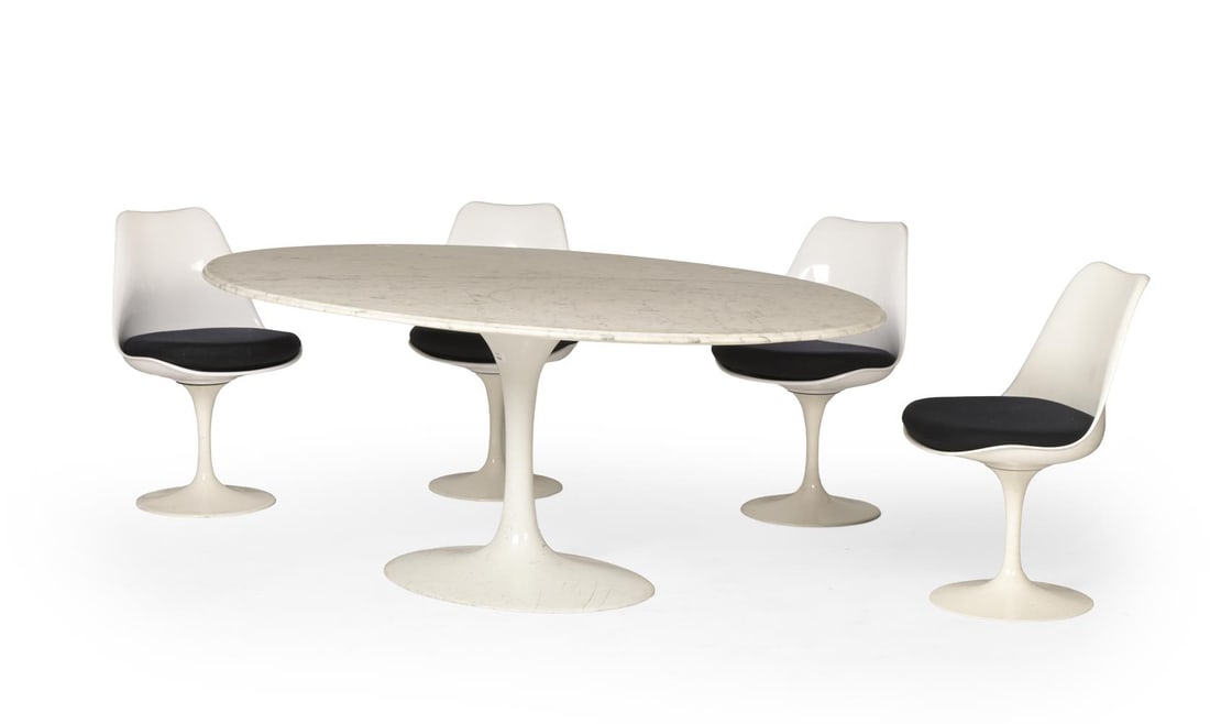 EERO SAARINEN (FINNISH, 1910-1961), 'TULIP' TABLE, DESIGNED 1956-7, SECOND HALF 20TH CENTURY - 4