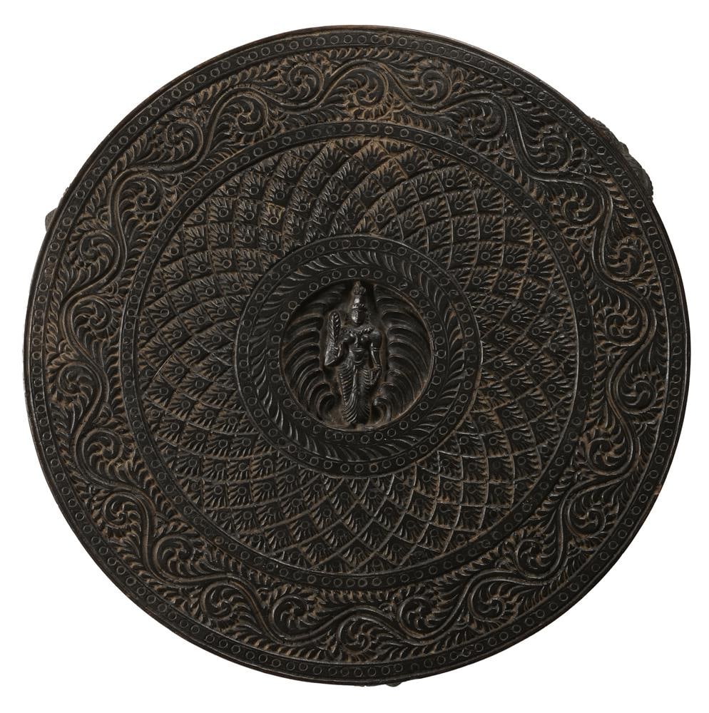 Y A MATCHED PAIR OF ANGLO INDIAN BOMBAY BLACKWOOD ELEPHANT SIDE TABLES, SECOND HALF 19TH CENTURY - 4