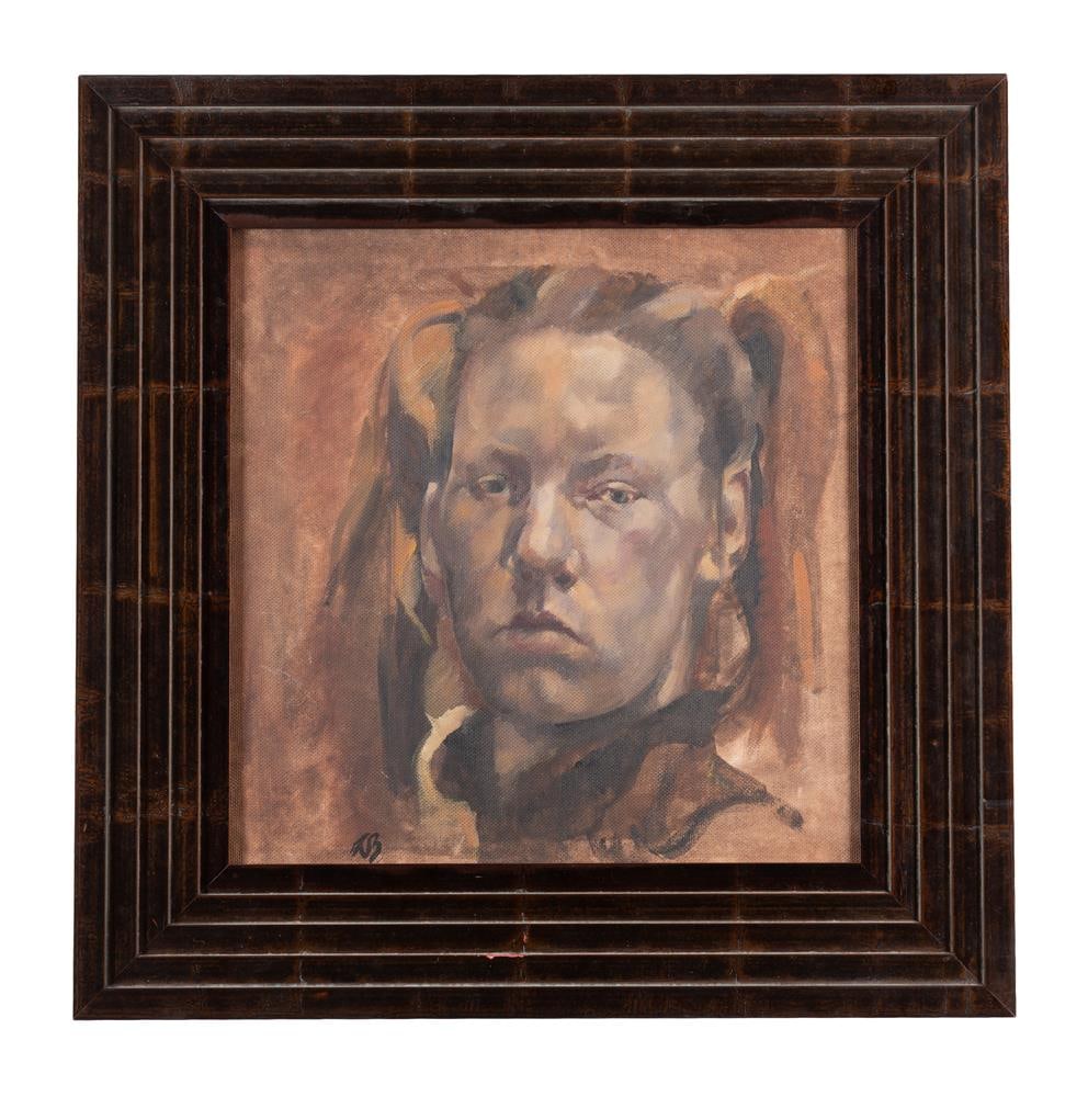GERMAN SCHOOL (20TH CENTURY), PORTRAIT OF A YOUNG WOMAN (1 of 3)