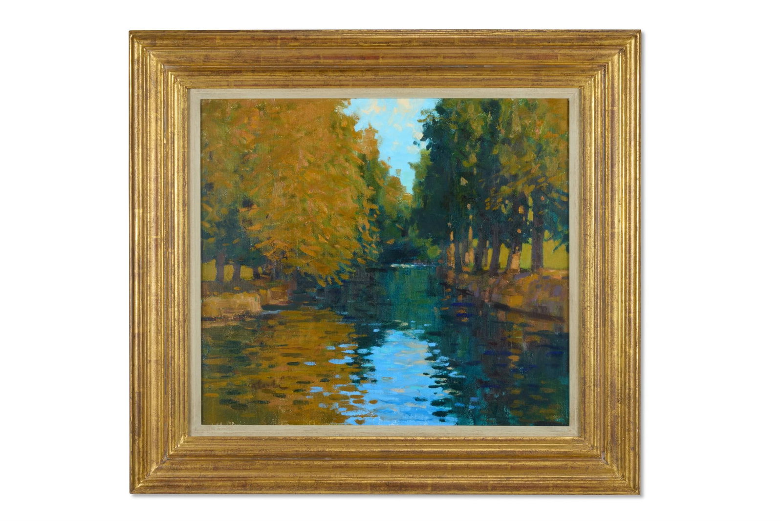 λ GEORGE DEVLIN (BRITISH 1937-2014), THE EPTE AT FOURGES (1 of 1)