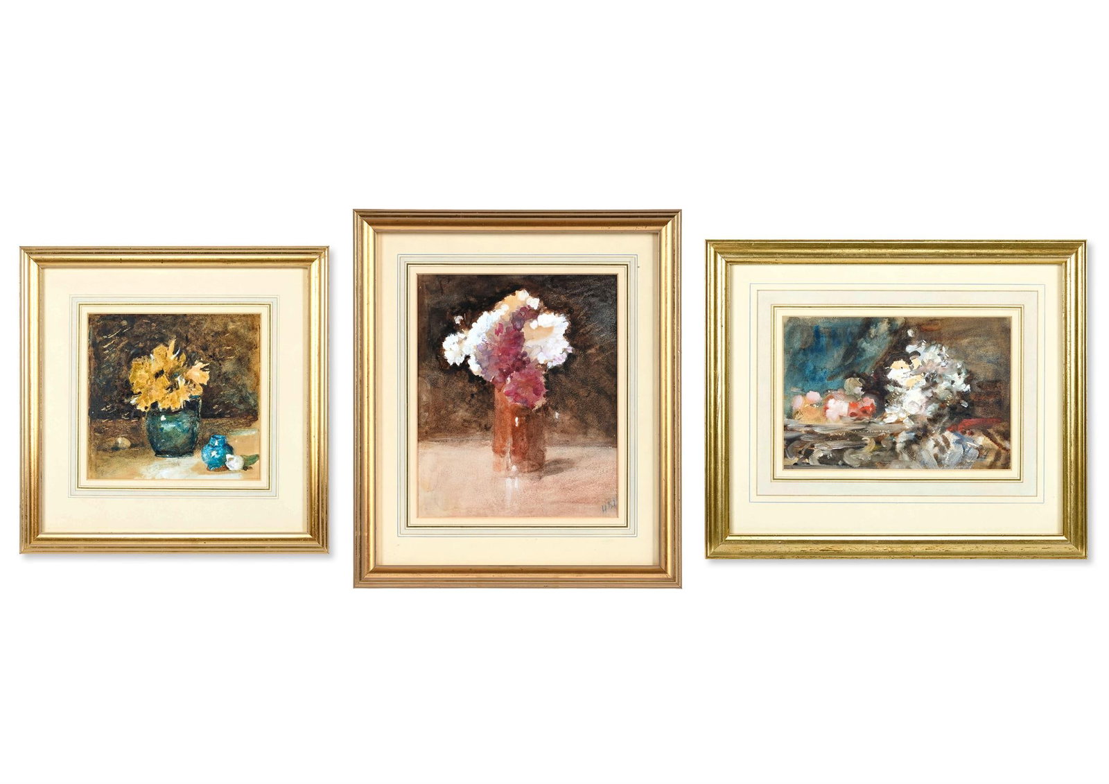 HERCULES BRABAZON BRABAZON (BRITISH 1821-1906), THREE STILL LIFES (1 of 3)