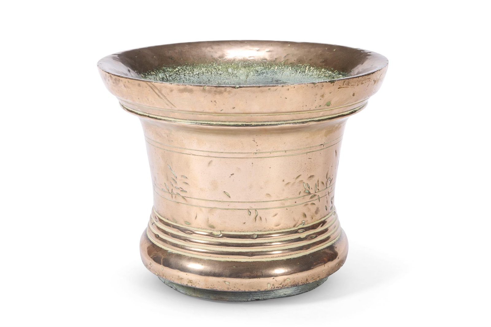 A LARGE BELL METAL MORTAR, EARLY 19TH CENTURY (1 of 1)