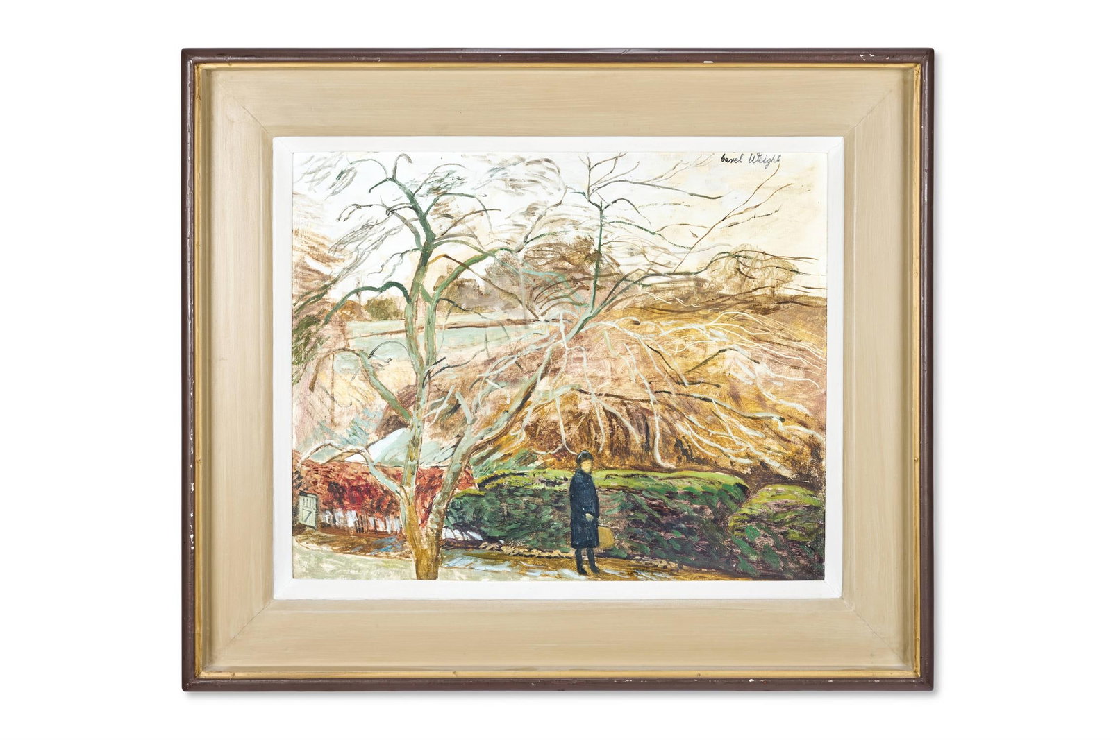 λ CAREL WEIGHT (BRITISH 1908-1997), GIRL IN THE RAIN (1 of 2)