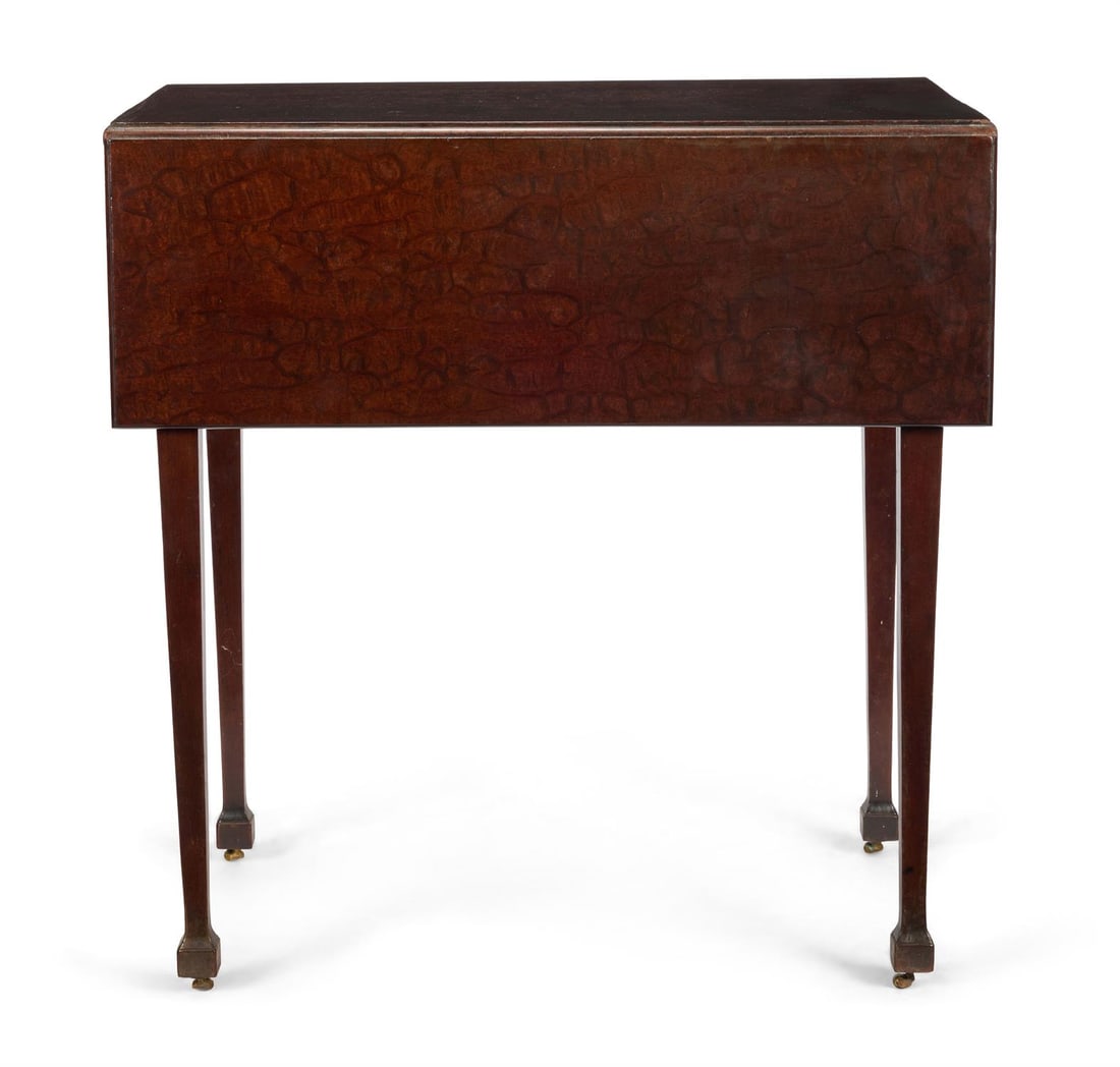 A GEORGE III `CROCODILE' MAHOGANY PEMBROKE TABLE, CIRCA 1770 (1 of 2)