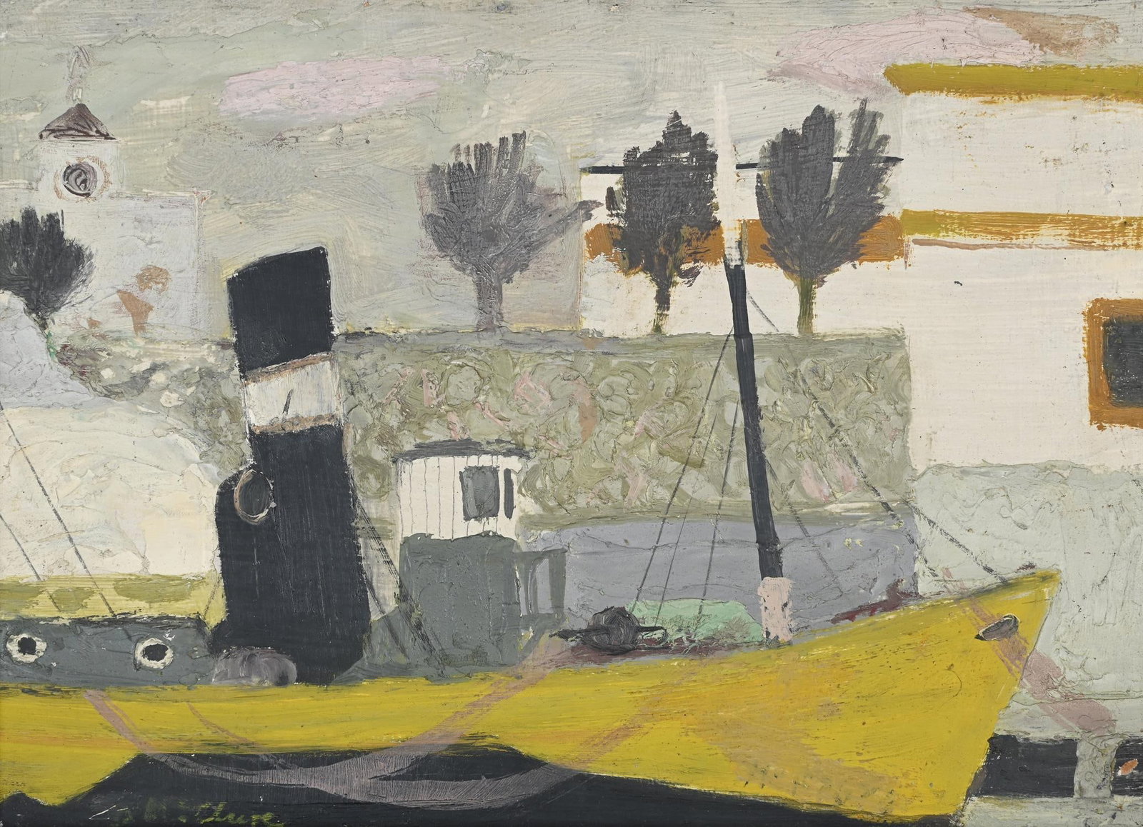 λ DAVID MCCLURE (BRITISH 1926-1998), HARBOUR. SEVILLE (1 of 3)