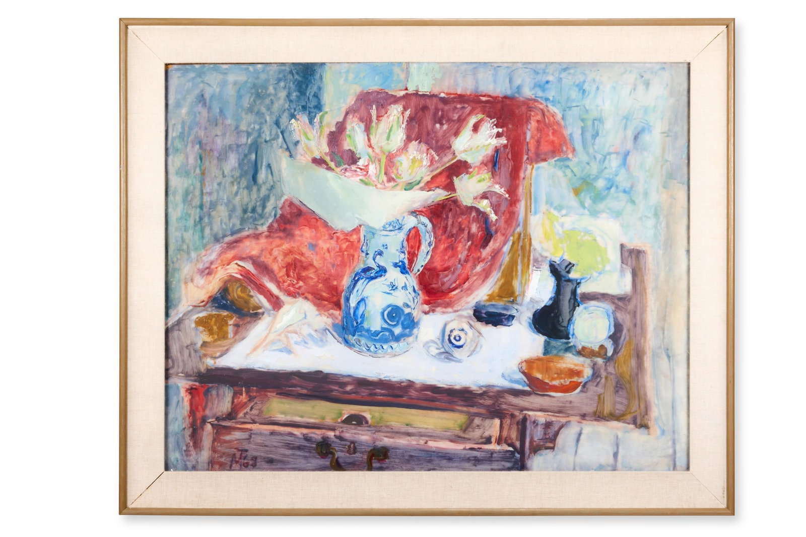λ MARGRET THOMAS (BRITISH 1916-2016), THE TABLE TOP (1 of 2)