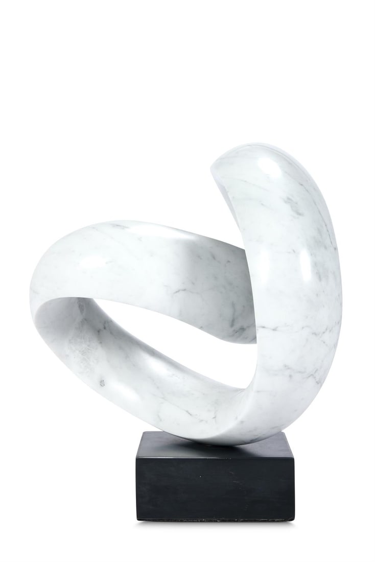 λ RICHARD FOX (BRITISH B. 1965), RAVEL IN MARBLE II: λ RICHARD FOX (BRITISH B.1965)RAVEL IN MARBLE IIMarbleSigned and titled 38 x 30 x 31cm (14¾ x 11¾ x 12in.)Executed in 2017.Provenance:Paisnel Gallery, London (acquired directly from the
