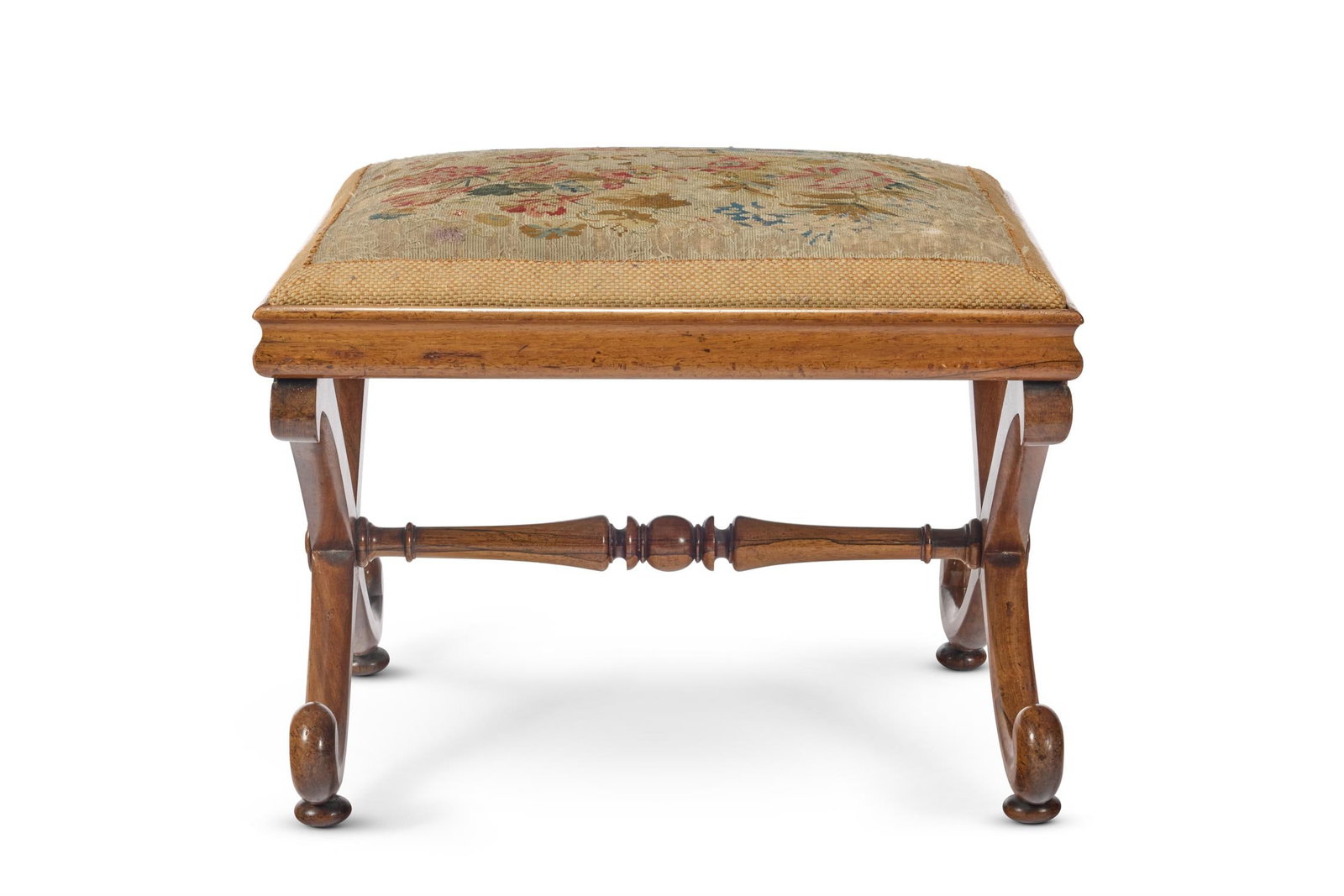 Y A GEORGE IV ROSEWOOD STOOL, CIRCA 1830 (1 of 2)