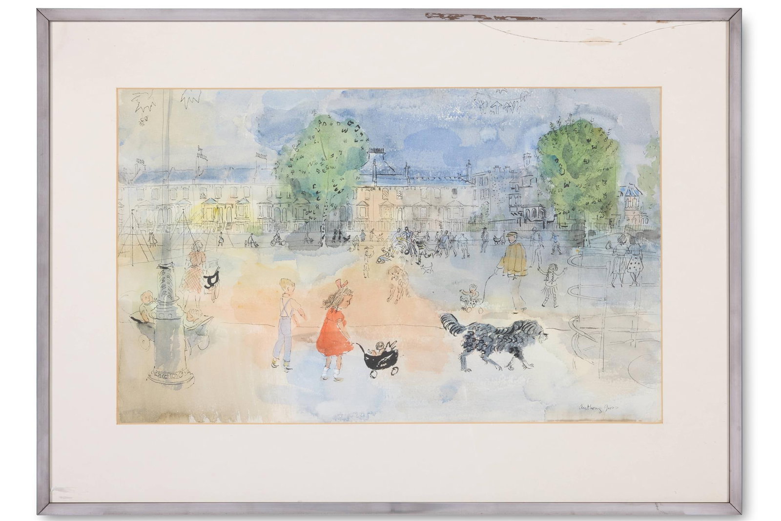 λ ANTHONY GROSS (BRITISH 1905-1984), EEL BROOK COMMON (1 of 2)