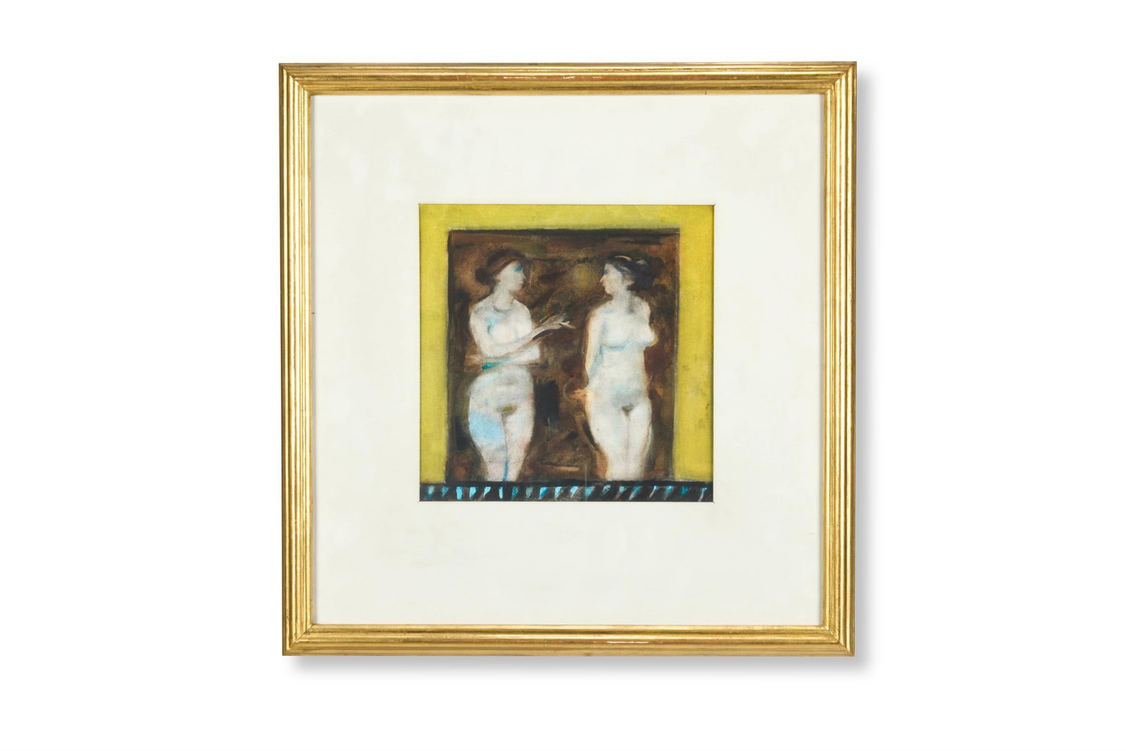 λ SIR ROBIN PHILIPSON (BRITISH 1916-1992), COMPANIONS (1 of 2)