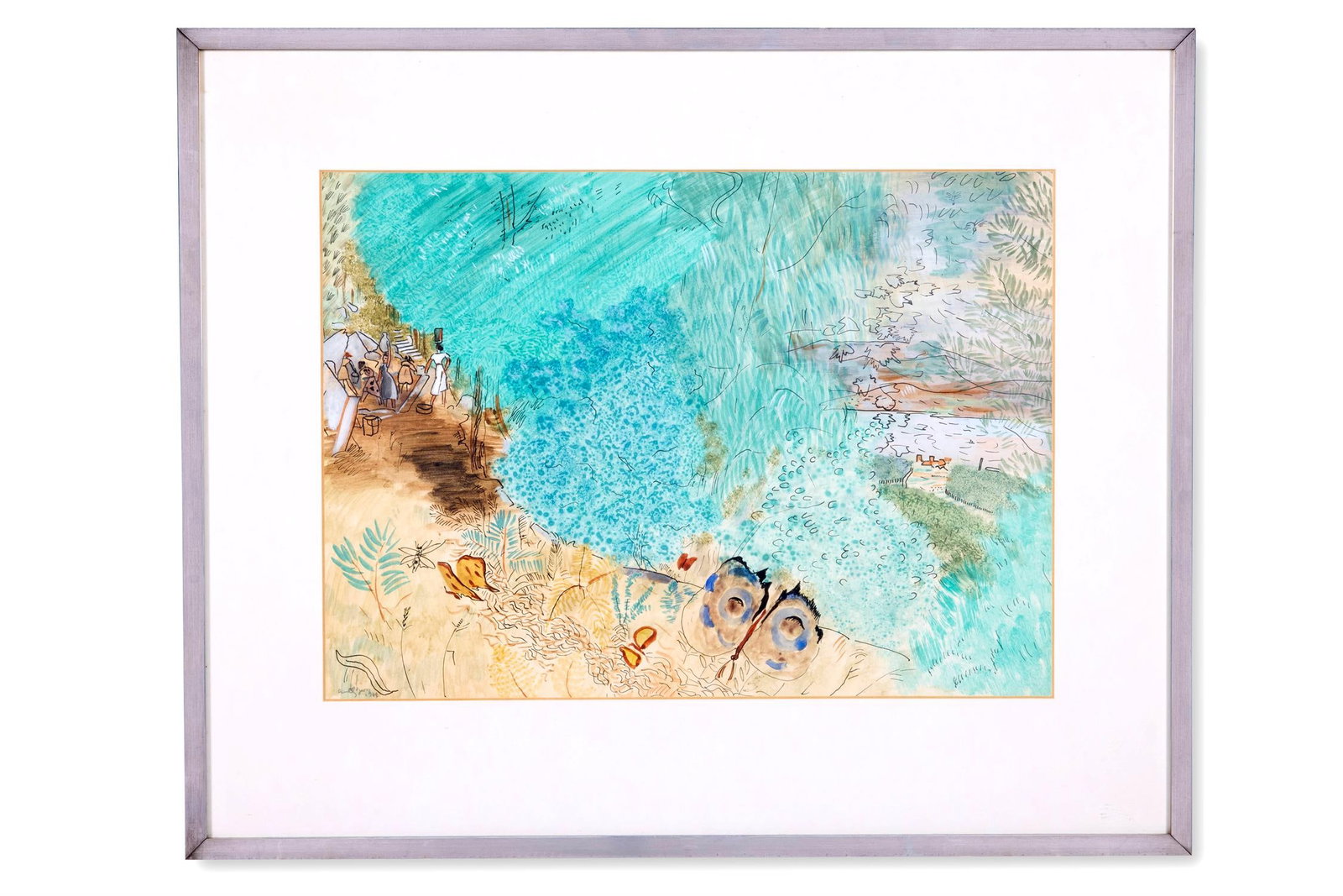 λ ANTHONY GROSS (BRITISH 1905-1984), THE WELL, MONTE DE SANTA TECLA (1 of 2)