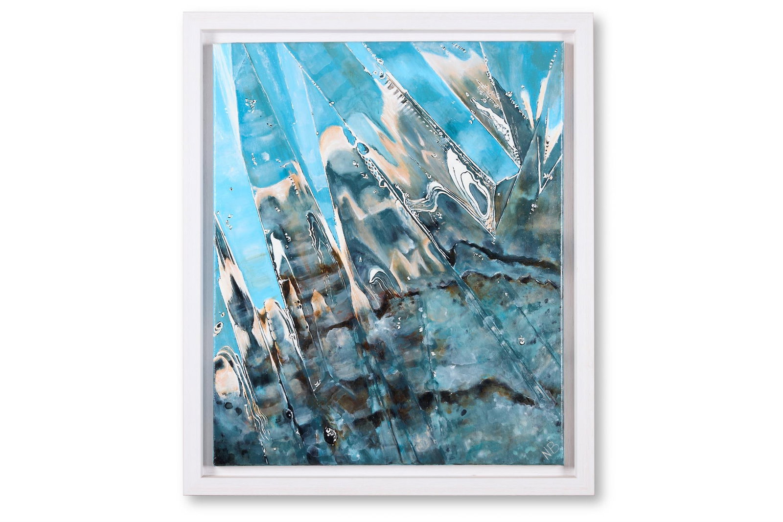 λ NICKY BARTHORP (BRITISH 21ST CENTURY) ONENESS: λ NICKY BARTHORP (BRITISH 21ST CENTURY)ONENESSAcrylic on canvasSigned with initials (lower right)55 x 45.5cm (21½ x 17¾in.) λ indicates that this lot may be subject to Droit de Sui