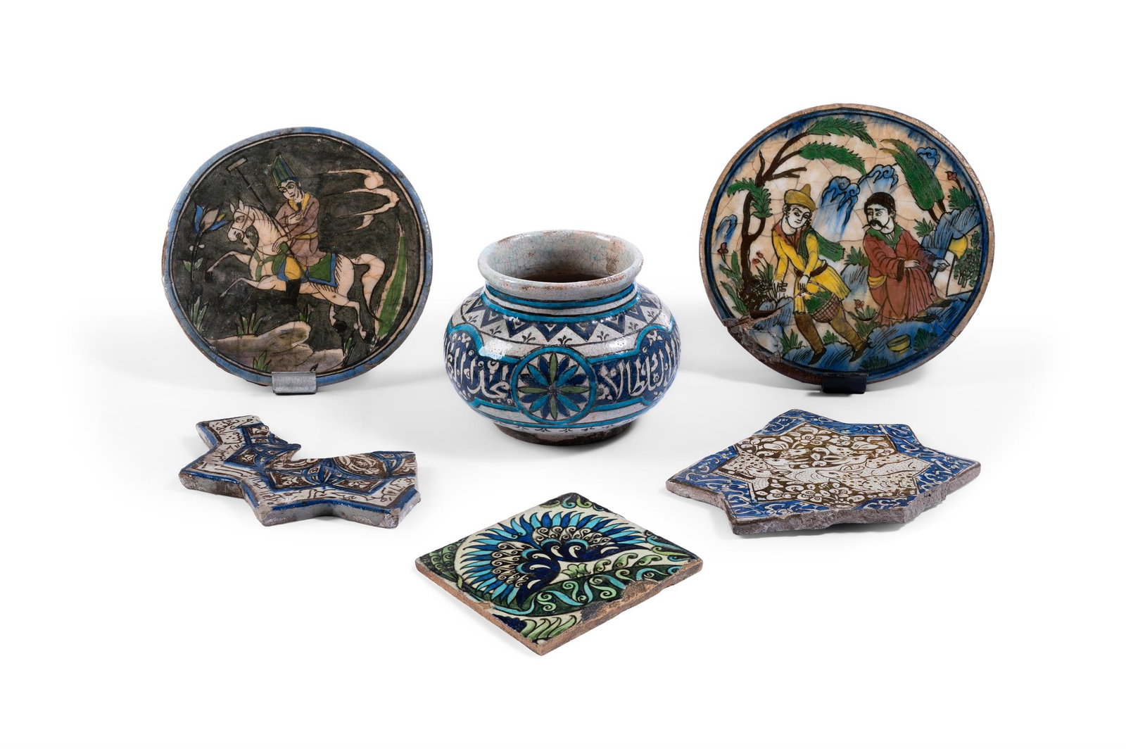 A SMALL GROUP OF CERAMICS, PERSIAN (1 of 5)