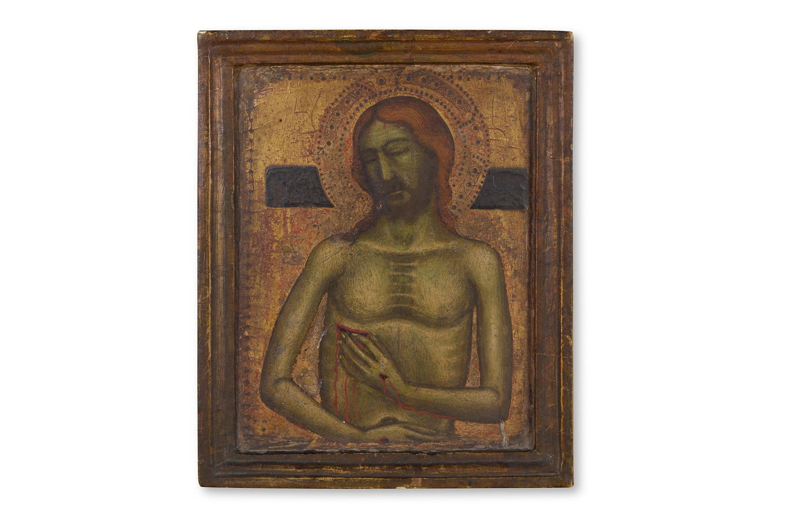 FLORENTINE SCHOOL (CIRCA 1370) THE RISEN CHRIST (1 of 2)