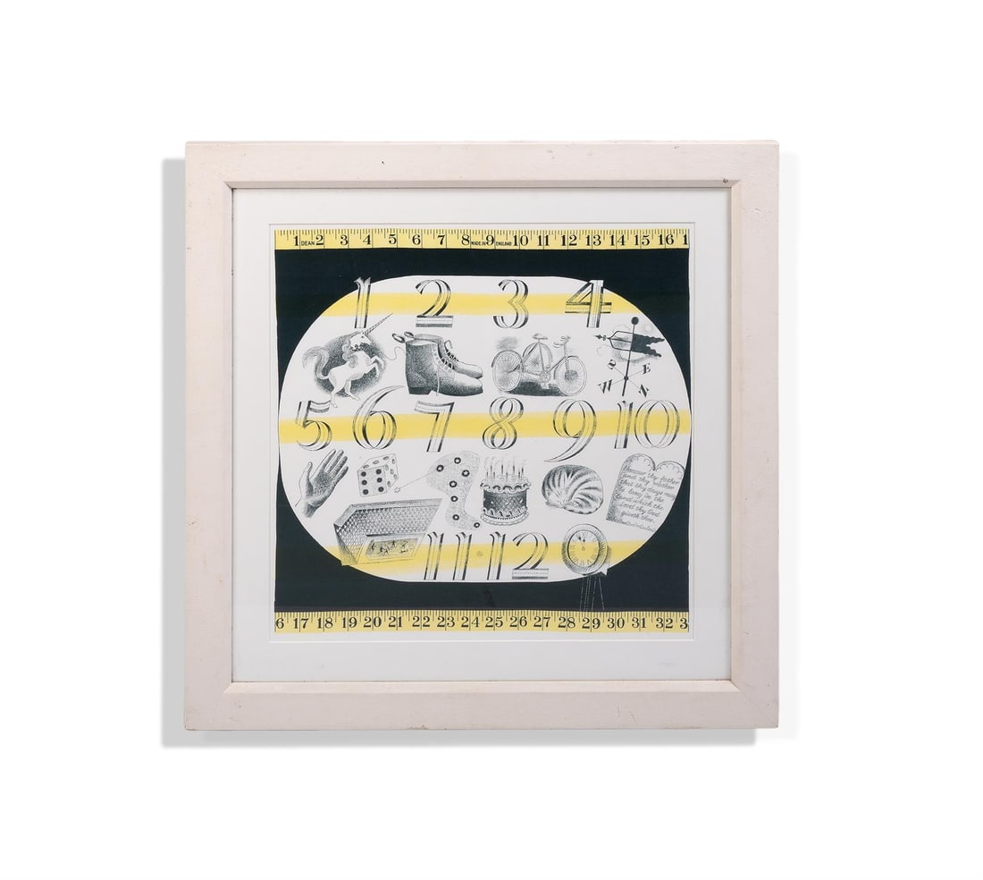 ERIC RAVILIOUS (BRITISH 1903-1942) CHILD'S HANDKERCHIEF (1 of 2)