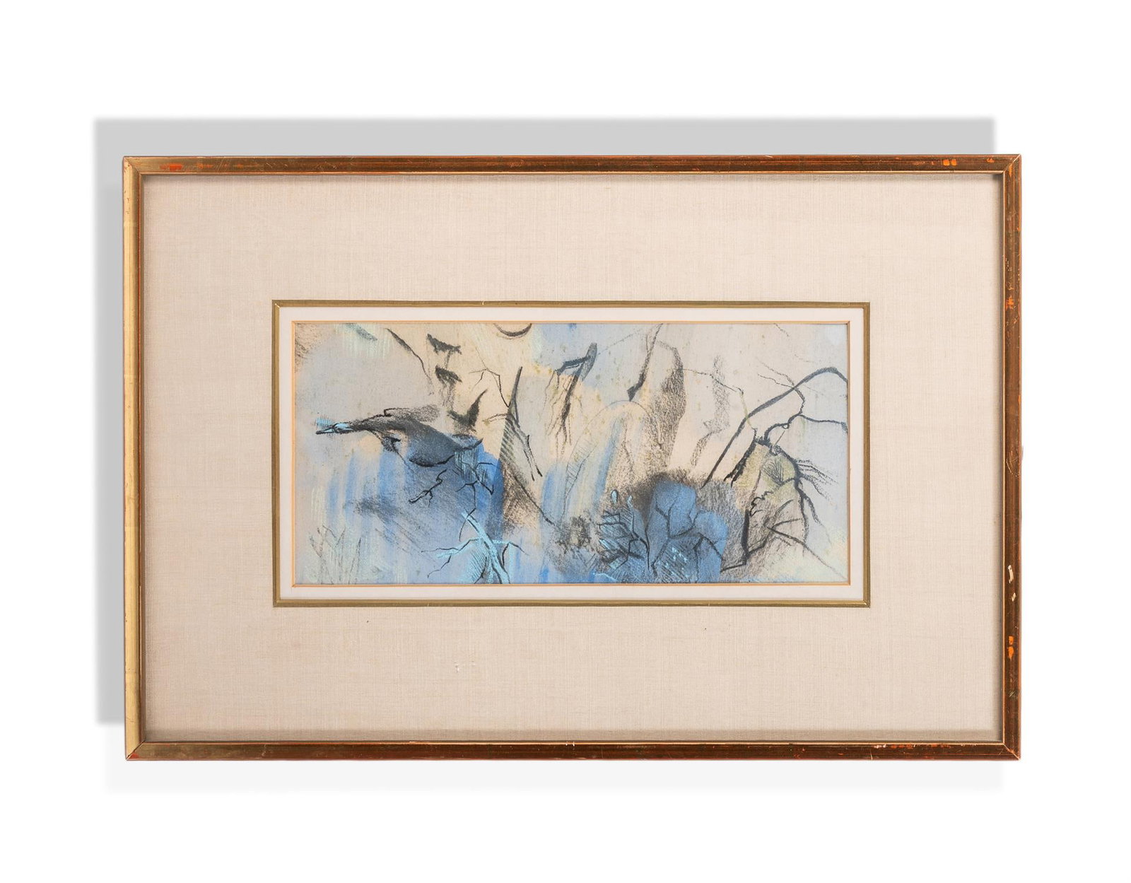 λ MARY KESSELL (BRITISH 1910-1978) FLYING BIRD: λ MARY KESSELL (BRITISH 1910-1978) FLYING BIRDPastel and watercolour14 x 29.5cm (5½ x 11½in.)Executed in 1955.Exhibited:Possibly, London, Ernest Brown and Philips Ltd at the Leicester G