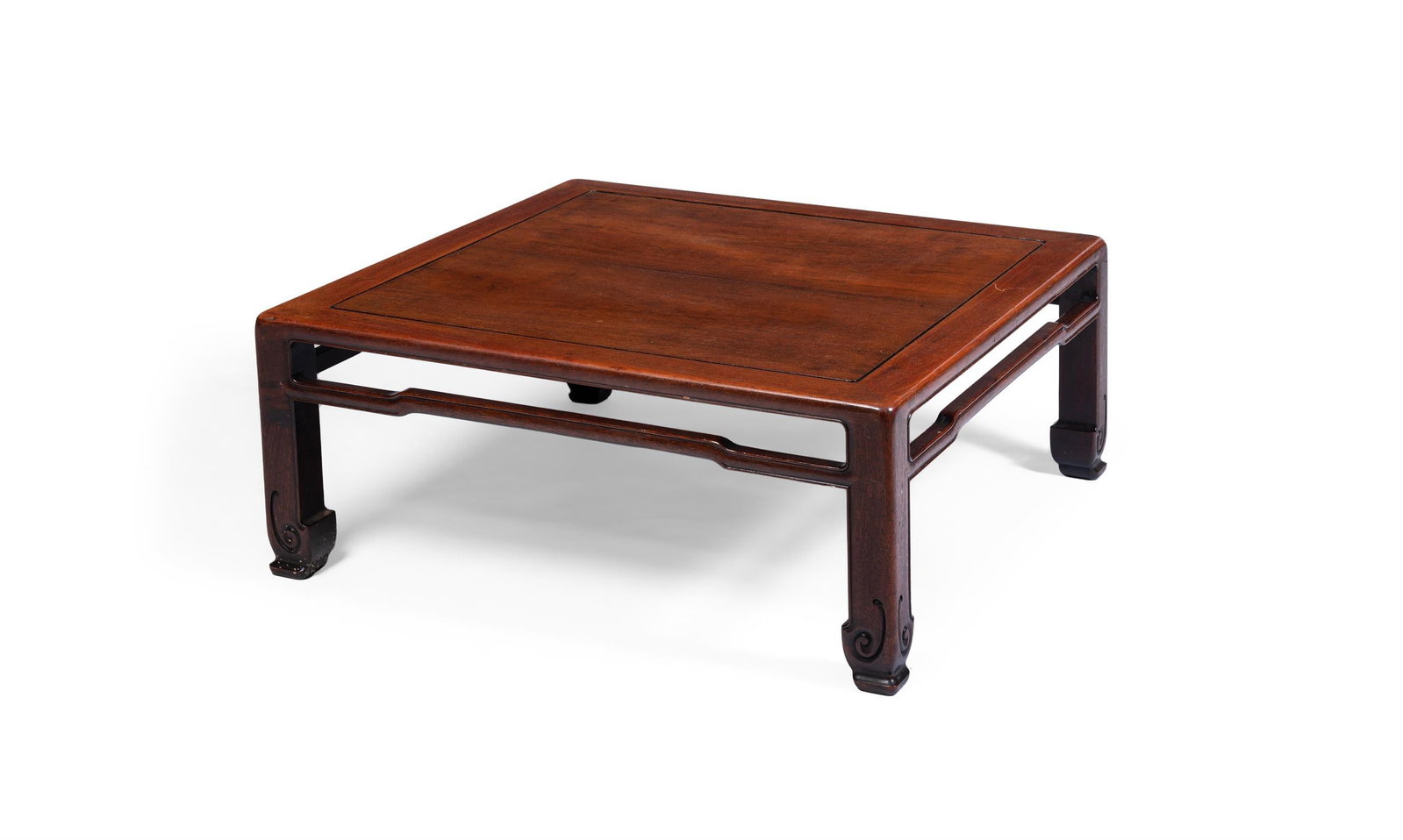 A HARDWOOD SQUARE KANG TABLE, CHINESE (1 of 3)