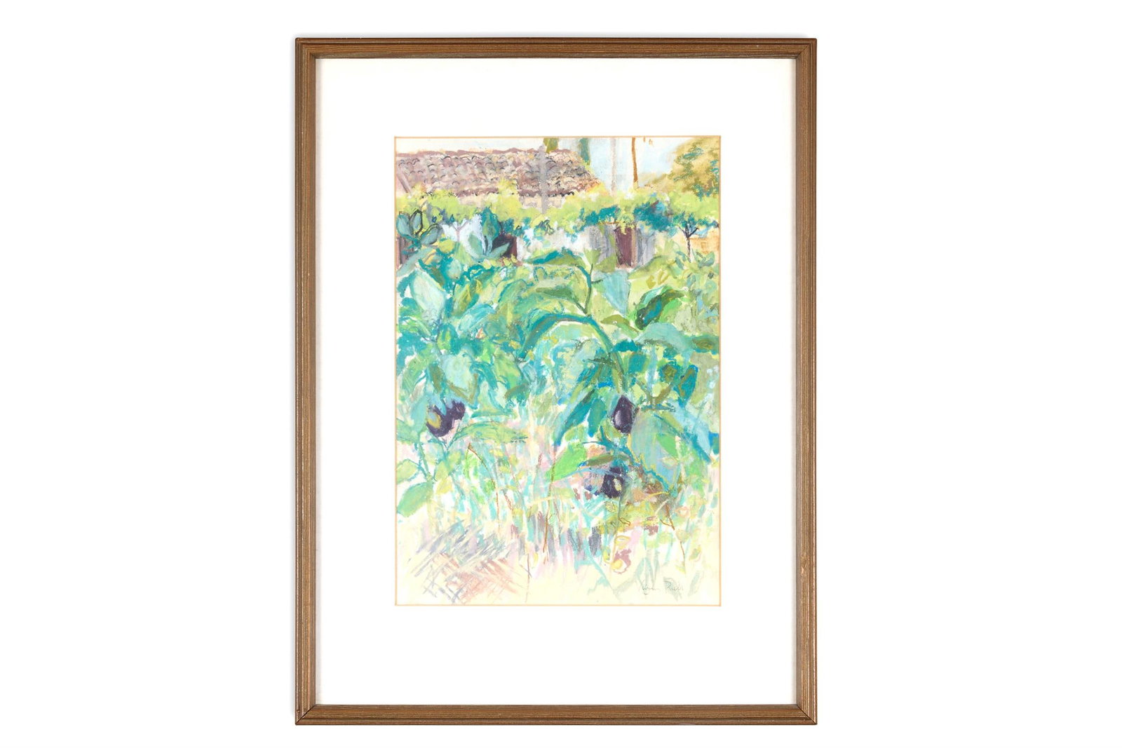 λ VIRGINIA POWELL (BRITISH B. 1939) FIELD OF AUBERGINES, LESBOS (1 of 2)