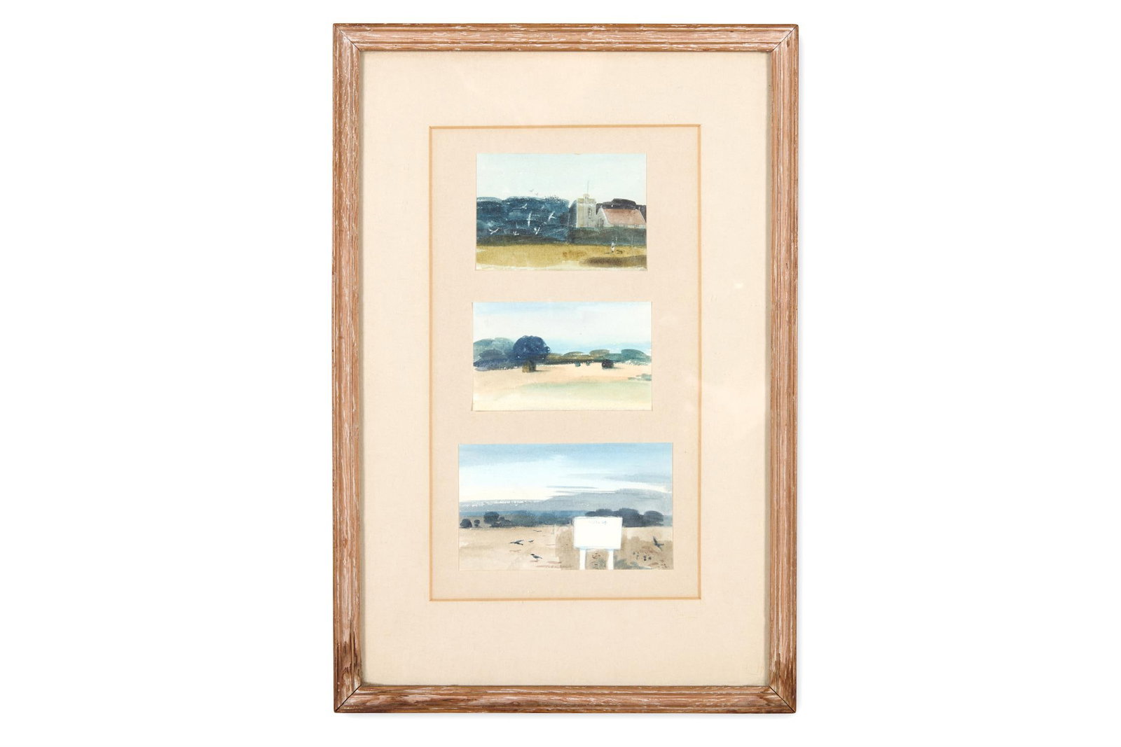 λ LESLIE CHARLES WORTH (BRITISH 1923-2009) LANDSCAPE STUDIES (1 of 2)