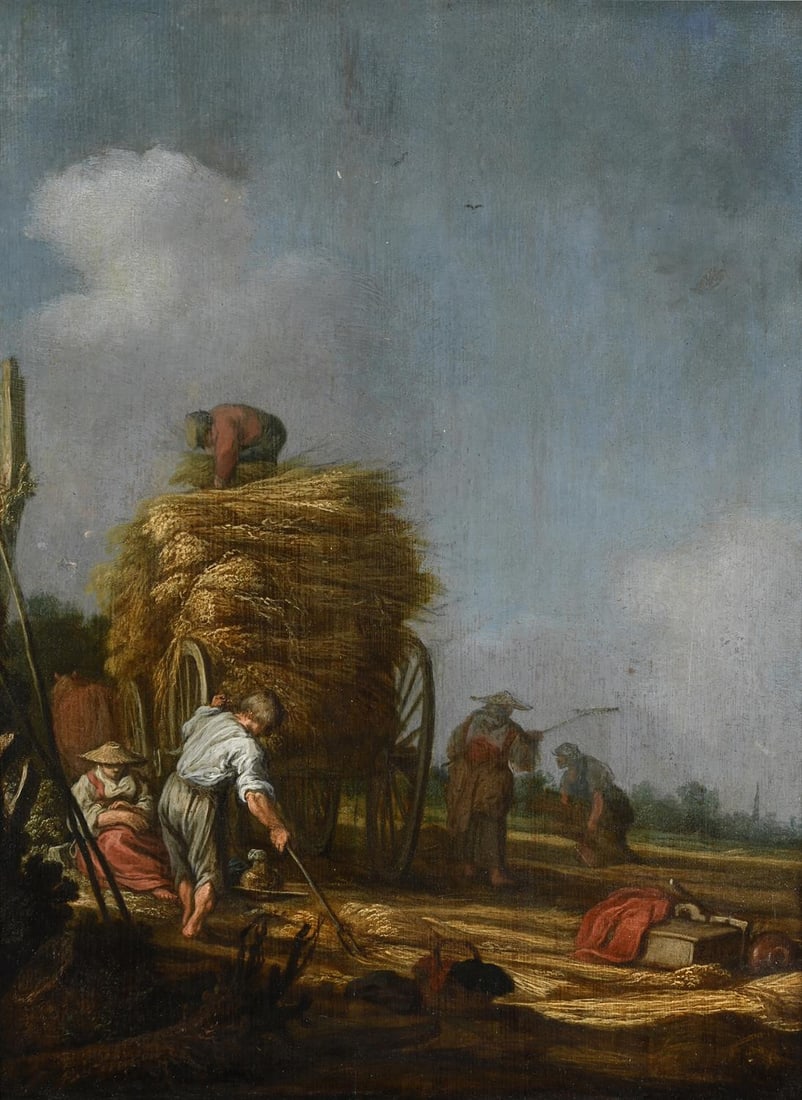 PIETER DE MOLIJN (DUTCH 1595-1661), THE HAY WAGON (1 of 3)