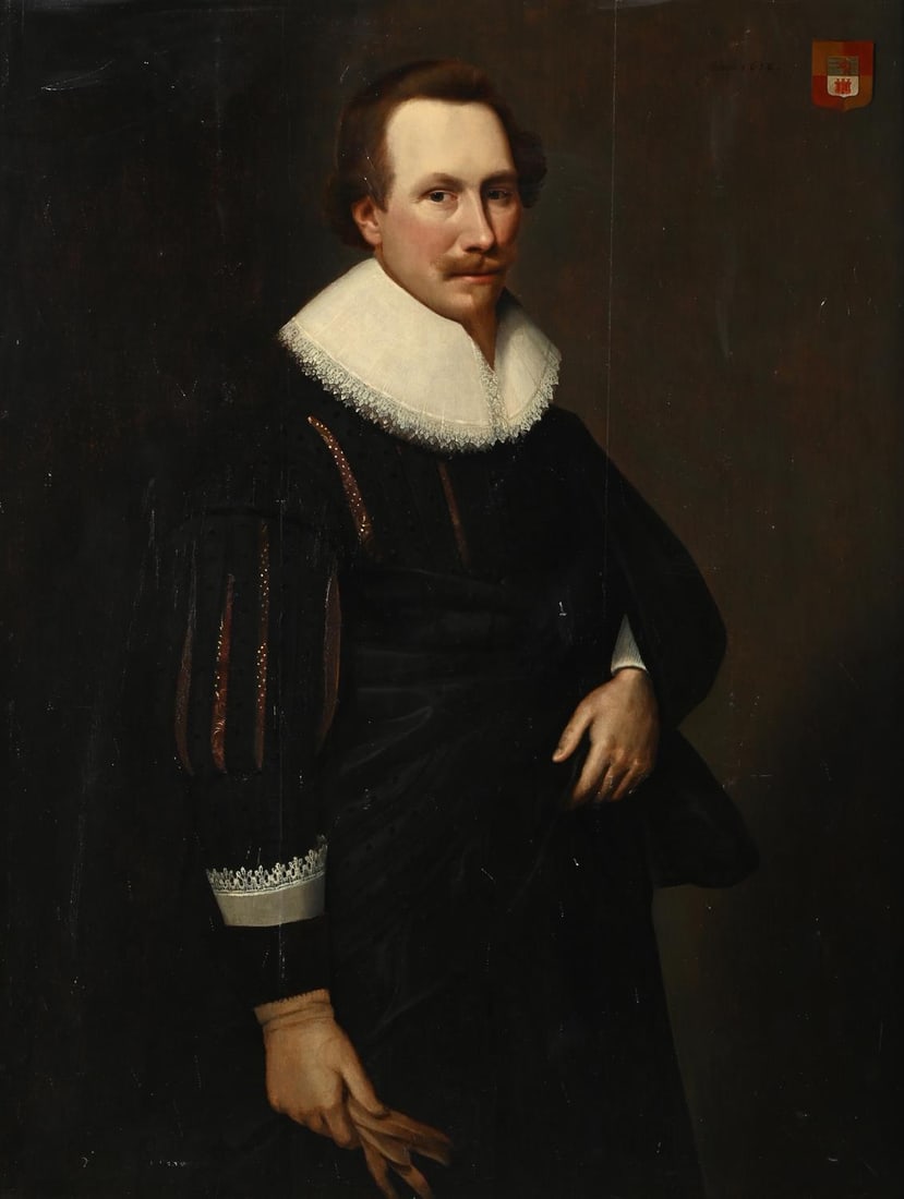 ATTRIBUTED TO JAN ANTHONIS VAN RAVESTEYN (DUTCH CIRCA 1570-1657), PORTRAIT OF CHRISTOPH VON NAHUYS (1 of 4)