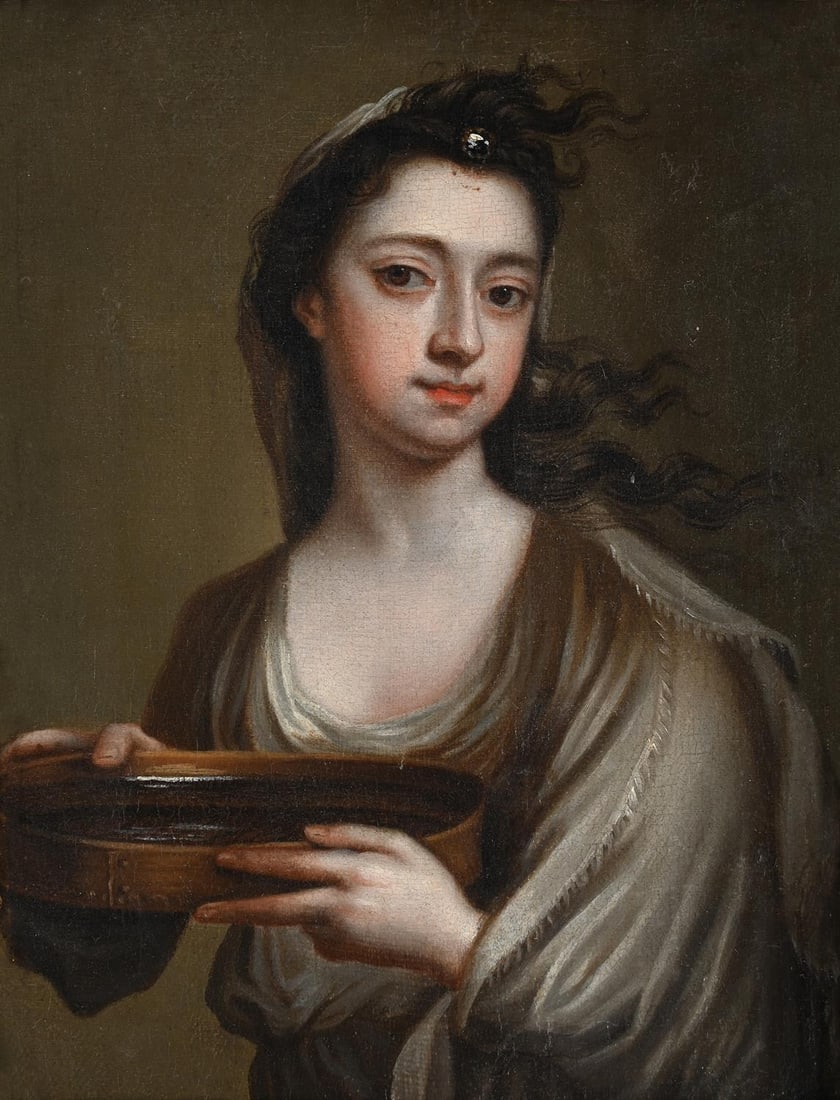ATTRIBUTED TO MICHAEL DAHL (SWEDISH 1659-1743), PORTRAIT OF A LADY, AS TUCCIA (1 of 3)