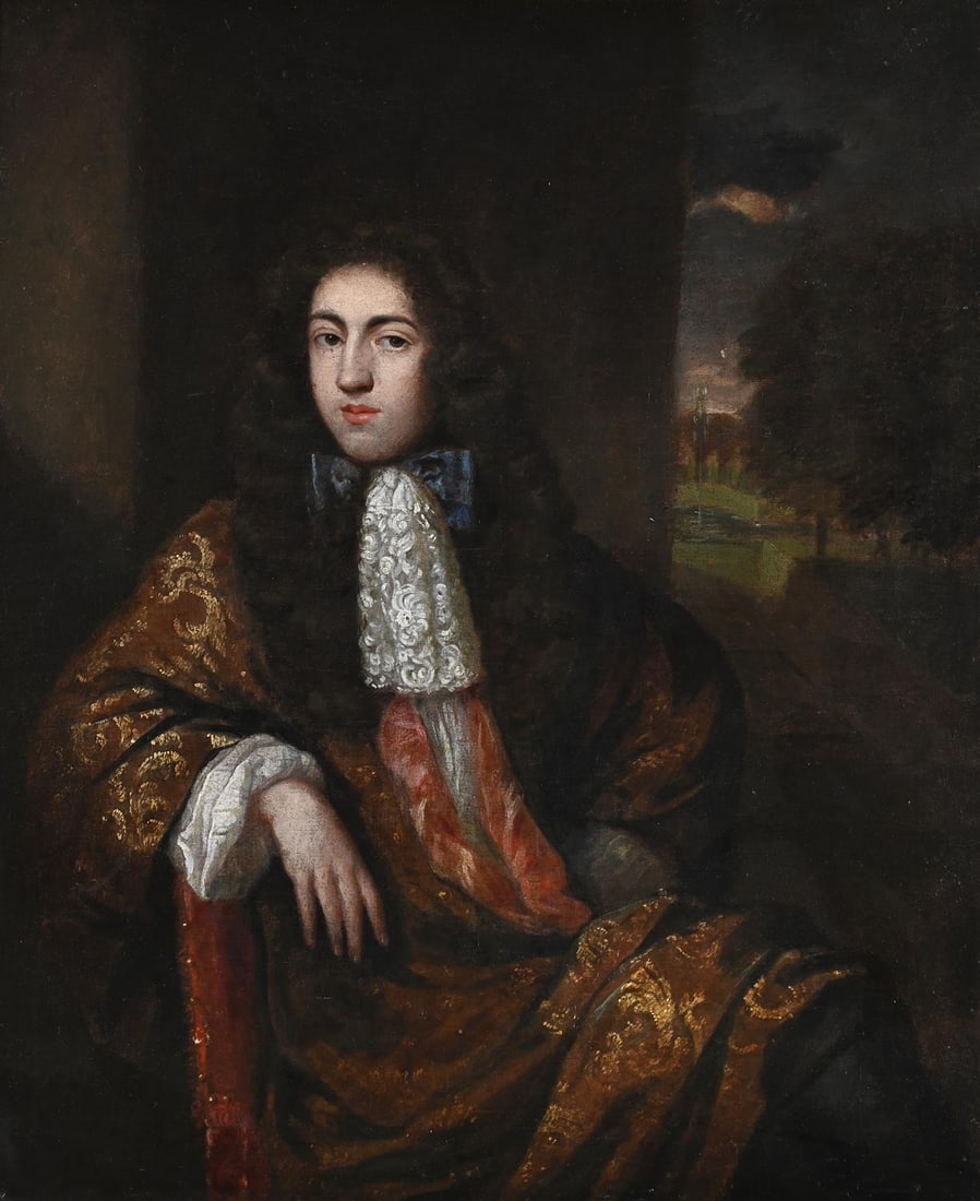 FOLLOWER OF PIERRE MIGNARD, PORTRAIT OF A GENTLEMAN (1 of 3)
