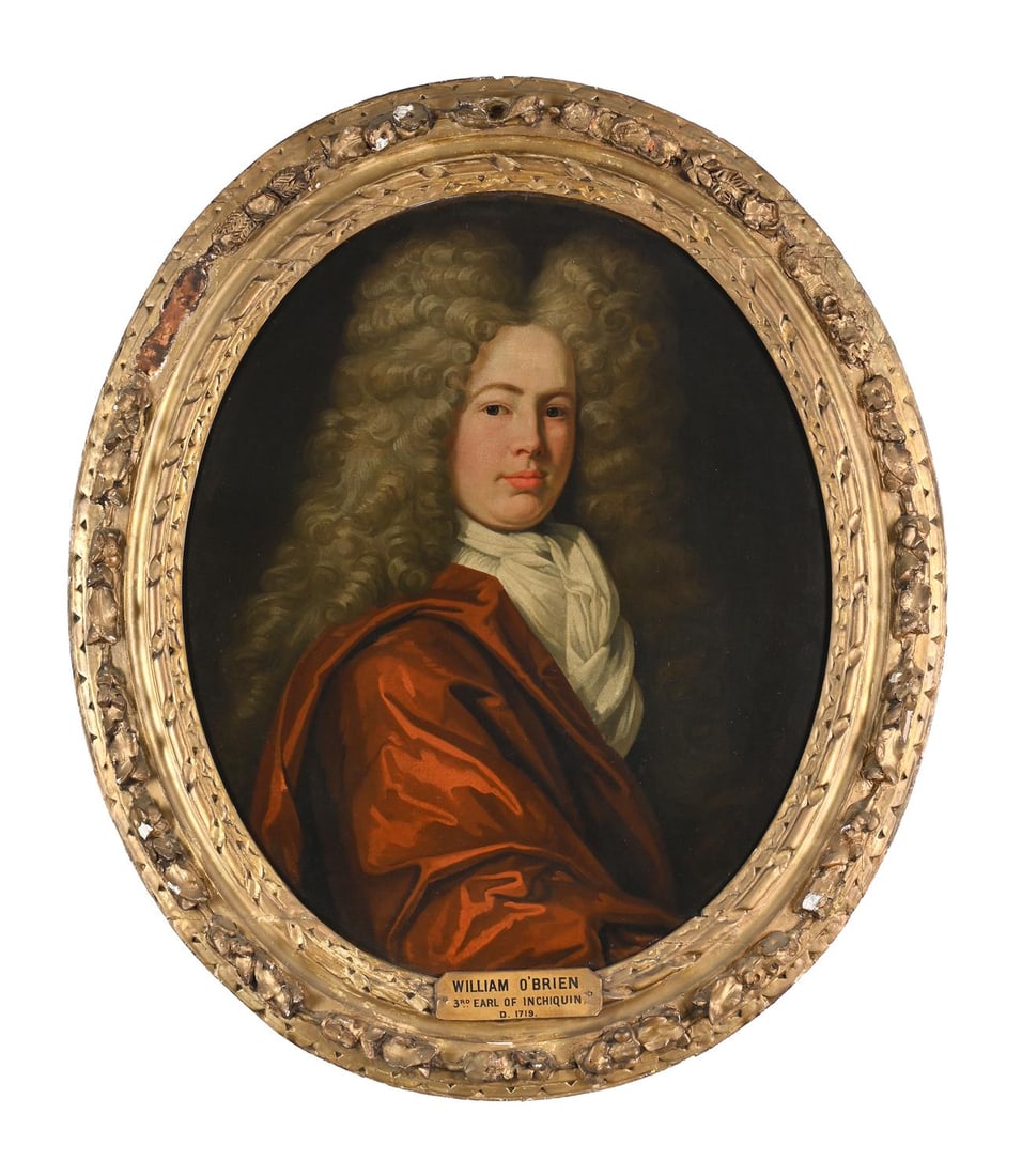 IRISH SCHOOL (CIRCA 1700), PORTRAIT OF WILLIAM O'BRIEN (1 of 3)