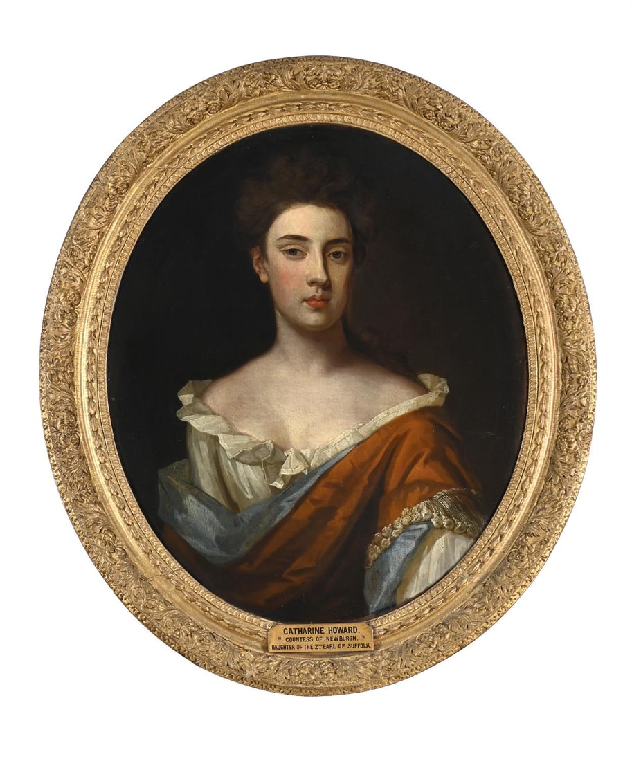 CIRCLE OF SIR GODFREY KNELLER (BRITISH 1646-1723), PORTRAIT OF A LADY (1 of 3)