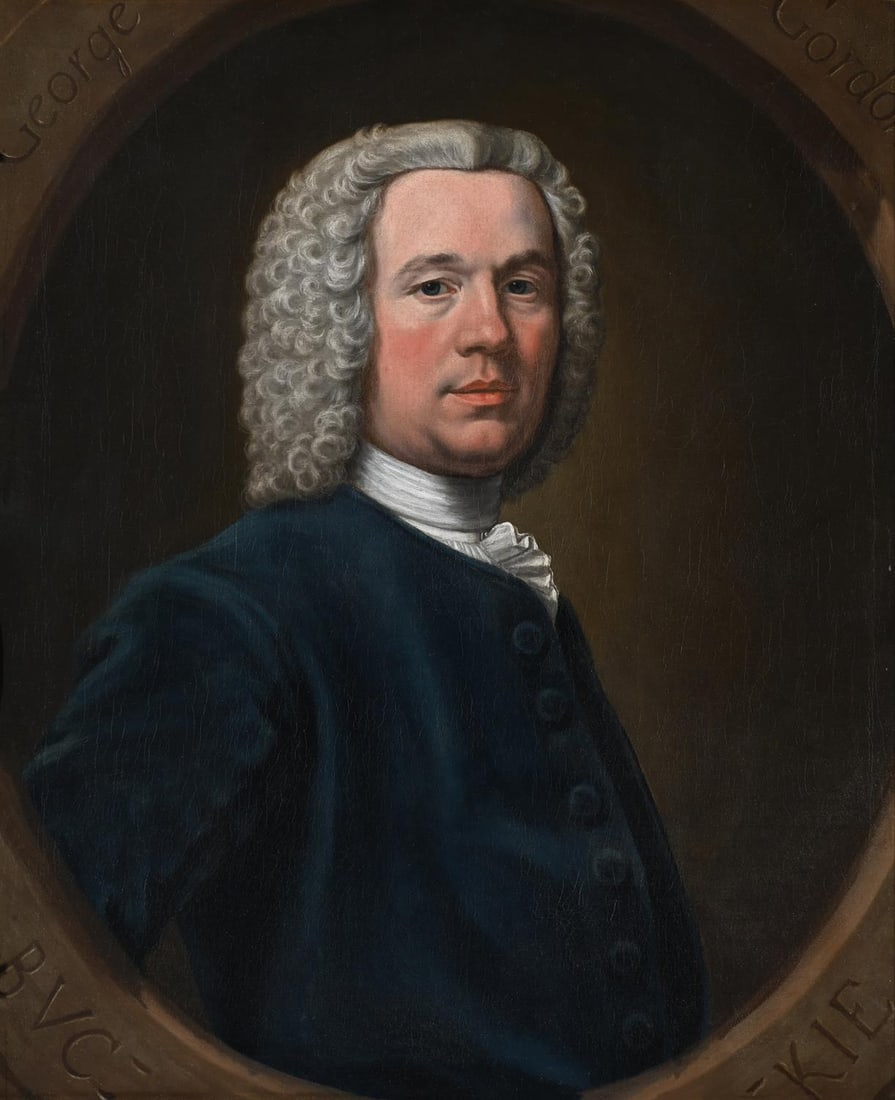 JOHN ALEXANDER (SCOTTISH 1686-1766), PORTRAIT OF GEORGE GORDON, 7TH LAIRD OF BUCKIE (1 of 3)