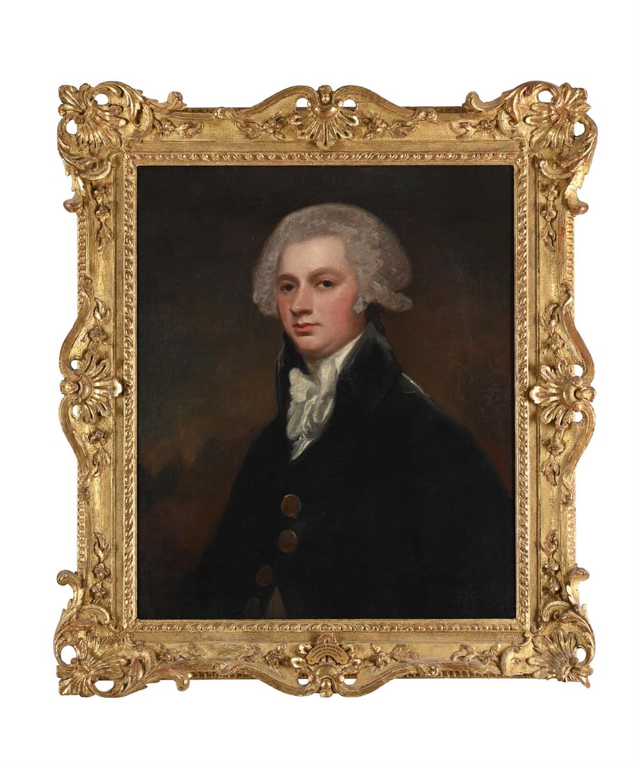 GEORGE ROMNEY (BRITISH 1734-1802), PORTRAIT OF A GENTLEMAN (1 of 3)