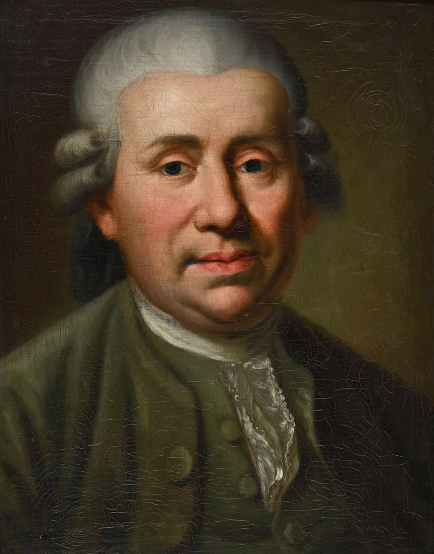 GERMAN/AUSTRIAN SCHOOL (LATE 18TH CENTURY), PORTRAIT OF A GENTLEMAN IN A GREEN JACKET (1 of 3)