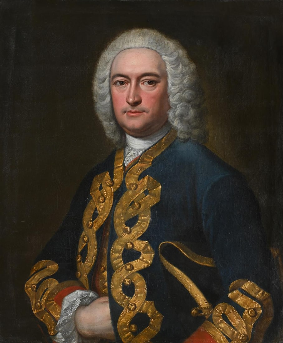 FOLLOWER OF ALLAN RAMSAY, PORTRAIT OF AN ADMIRAL (1 of 3)