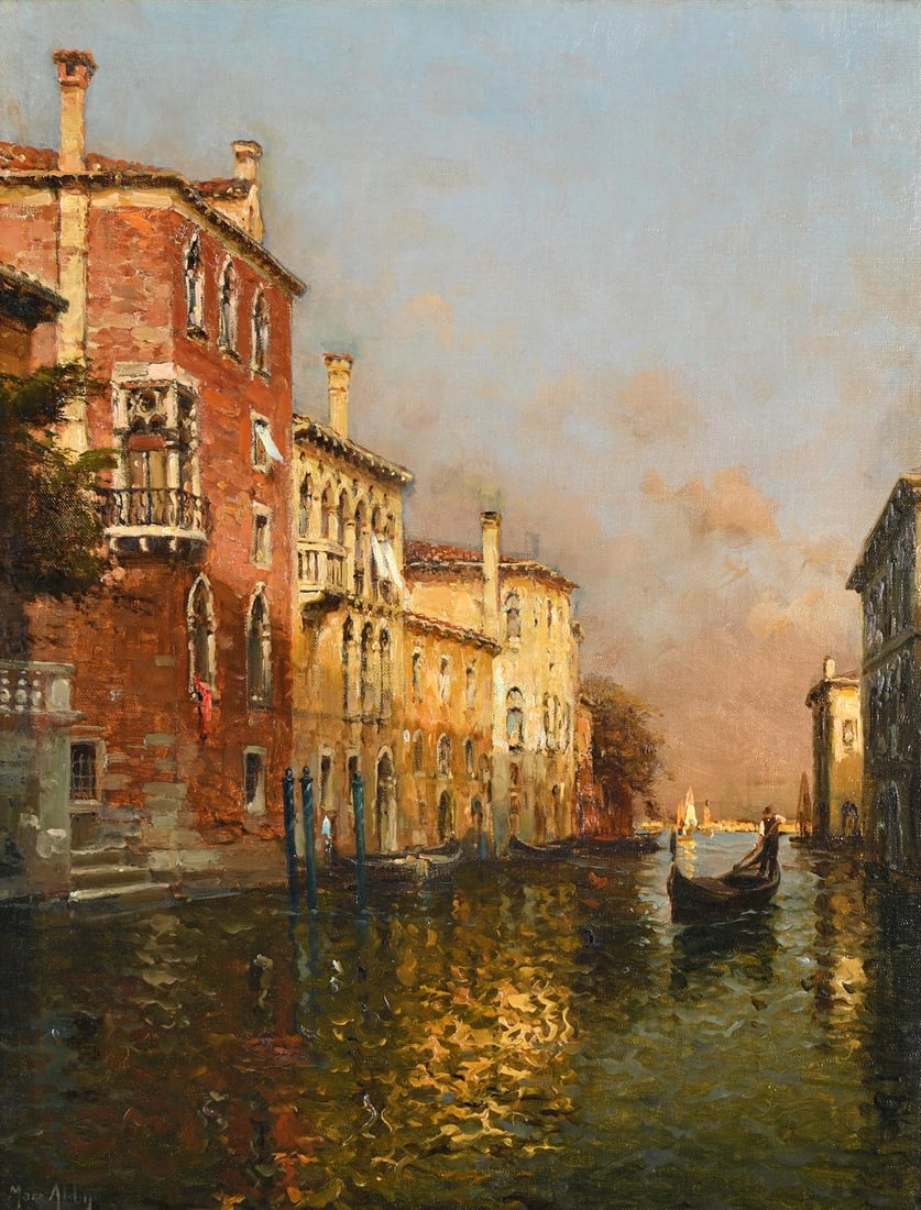 λ ANTOINE BOUVARD (FRENCH 1870-1956), EVENING LIGHT, VENICE (1 of 3)