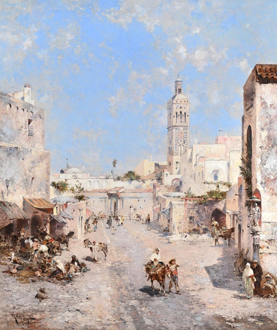 FRANZ RICHARD UNTERBERGER (AUSTRIAN 1838-1902), SIRACUSA (1 of 4)