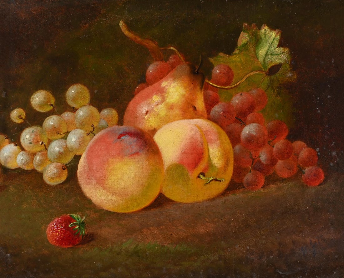 ENGLISH SCHOOL (19TH CENTURY), STILL LIFE OF FRUIT (1 of 3)