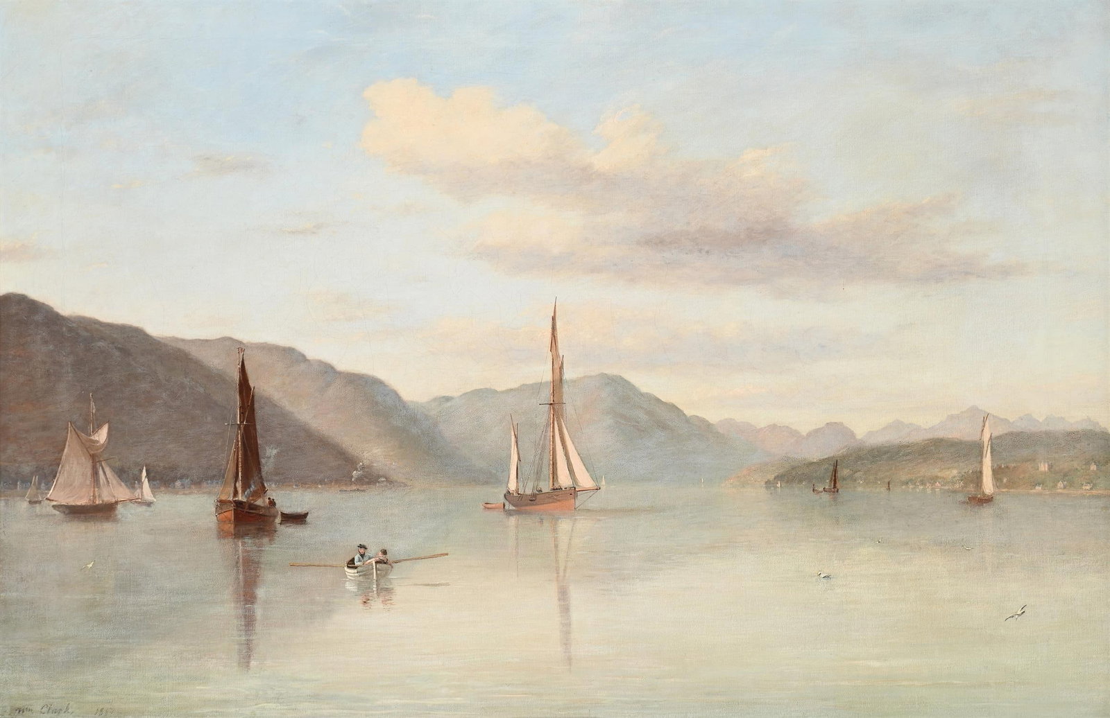WILLIAM CLARK OF GREENOCK (SCOTTISH 1803-1883), THE FIRTH OF CLYDE (1 of 3)