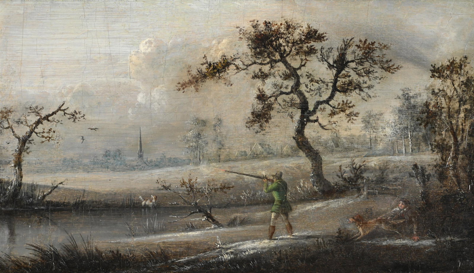 ENGLISH SCHOOL (18TH CENTURY), SHOOTING SCENE (1 of 3)