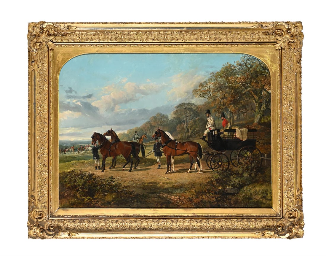FOLLOWER OF JOHN FREDERICK HERRING SENIOR, A BRAKE AND FOUR (1 of 3)